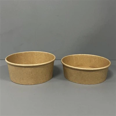 500 ml 750 ml kraft salātu bļodas